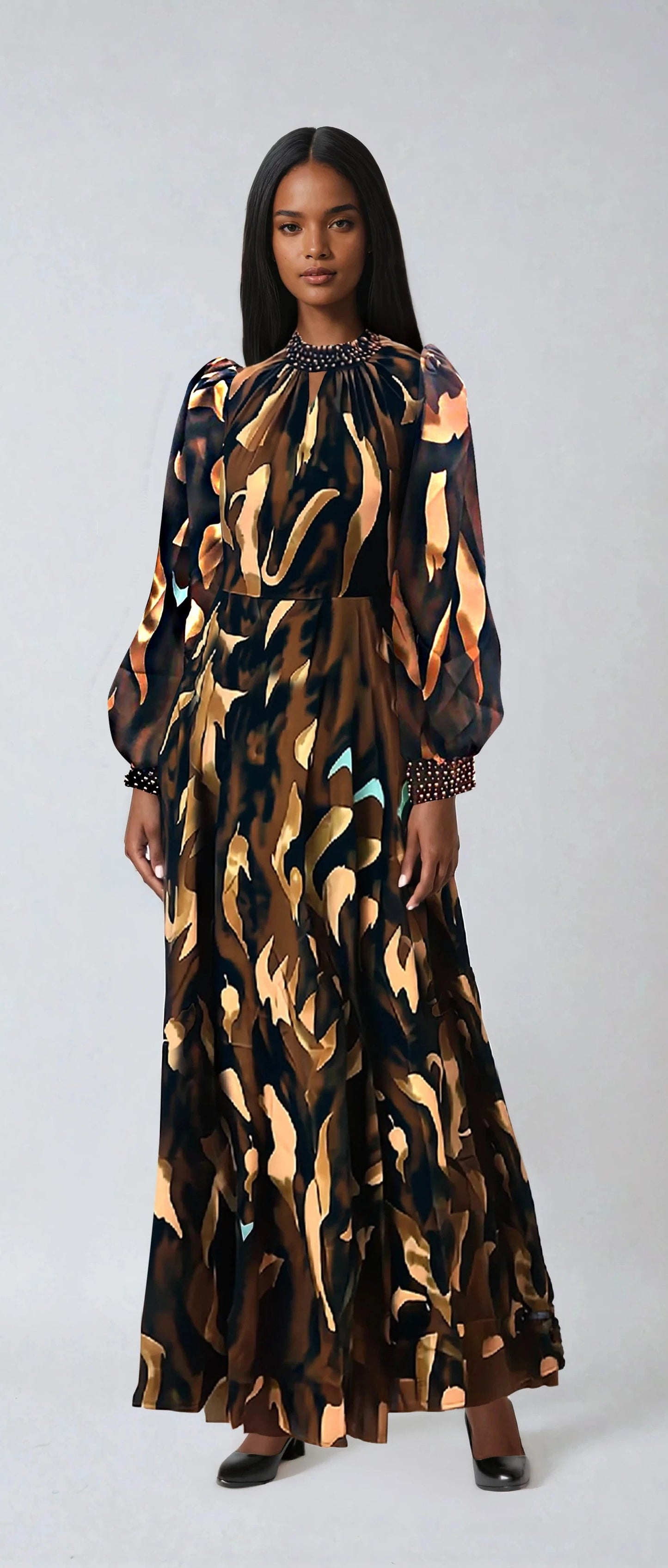 Marbella Printed Maxi Dress - 41038