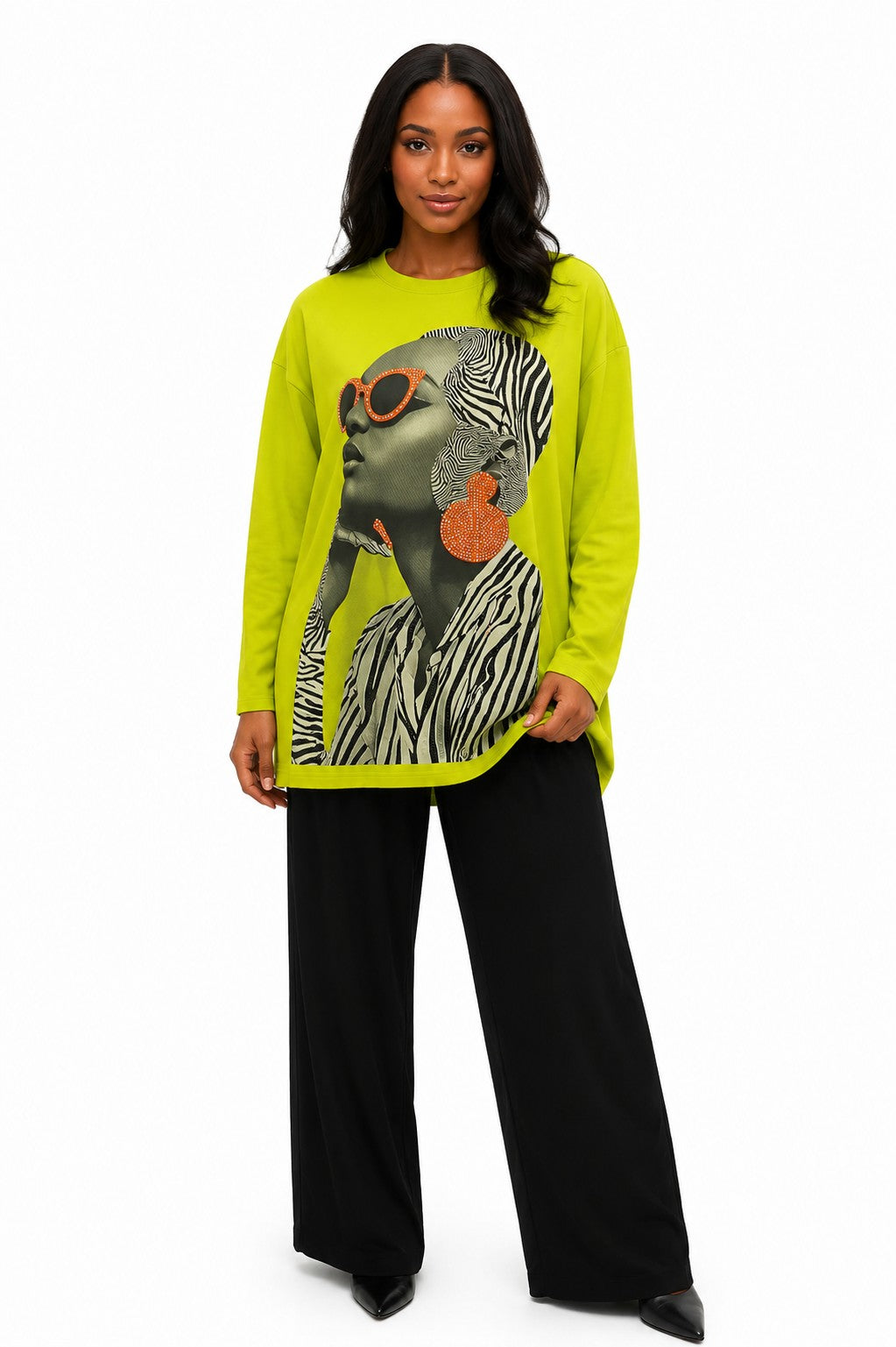 Safari Chic Embellished Top - 83435