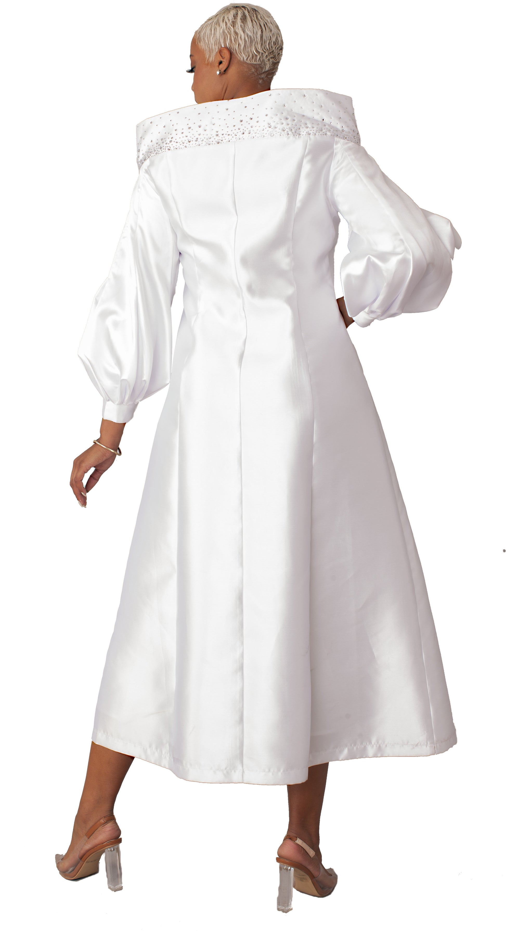 Elegant Plus Size One-Piece Cassock Robe for Church Wear