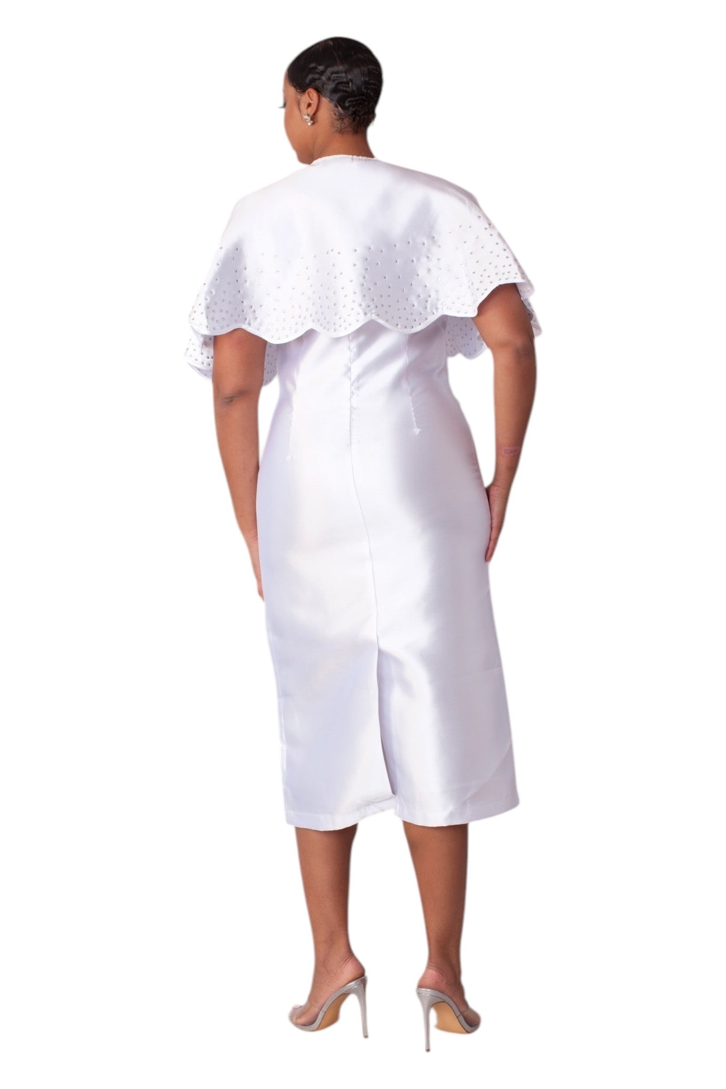 3-Piece Church Robe with Detachable Cape – 4866