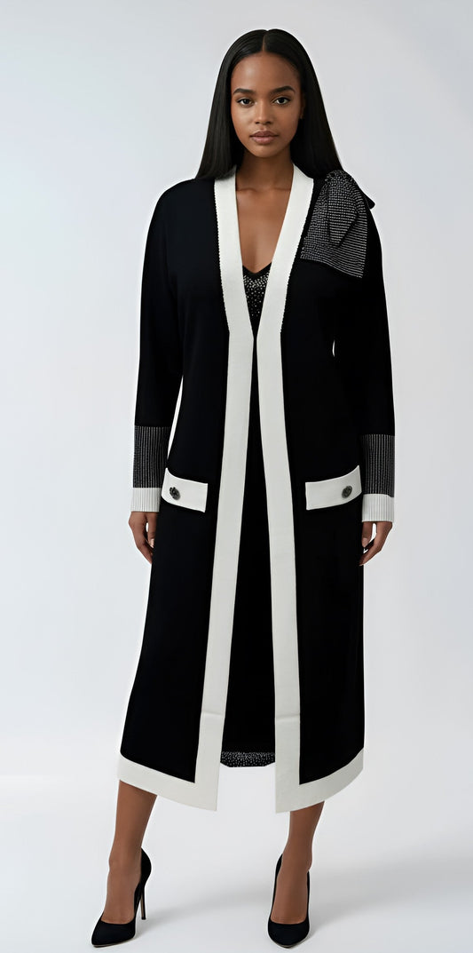 Camille Trim Knit Jacket Dress - 5312
