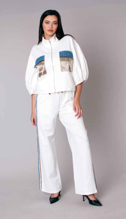 Cityline Embellished Track Pant Set - 83097