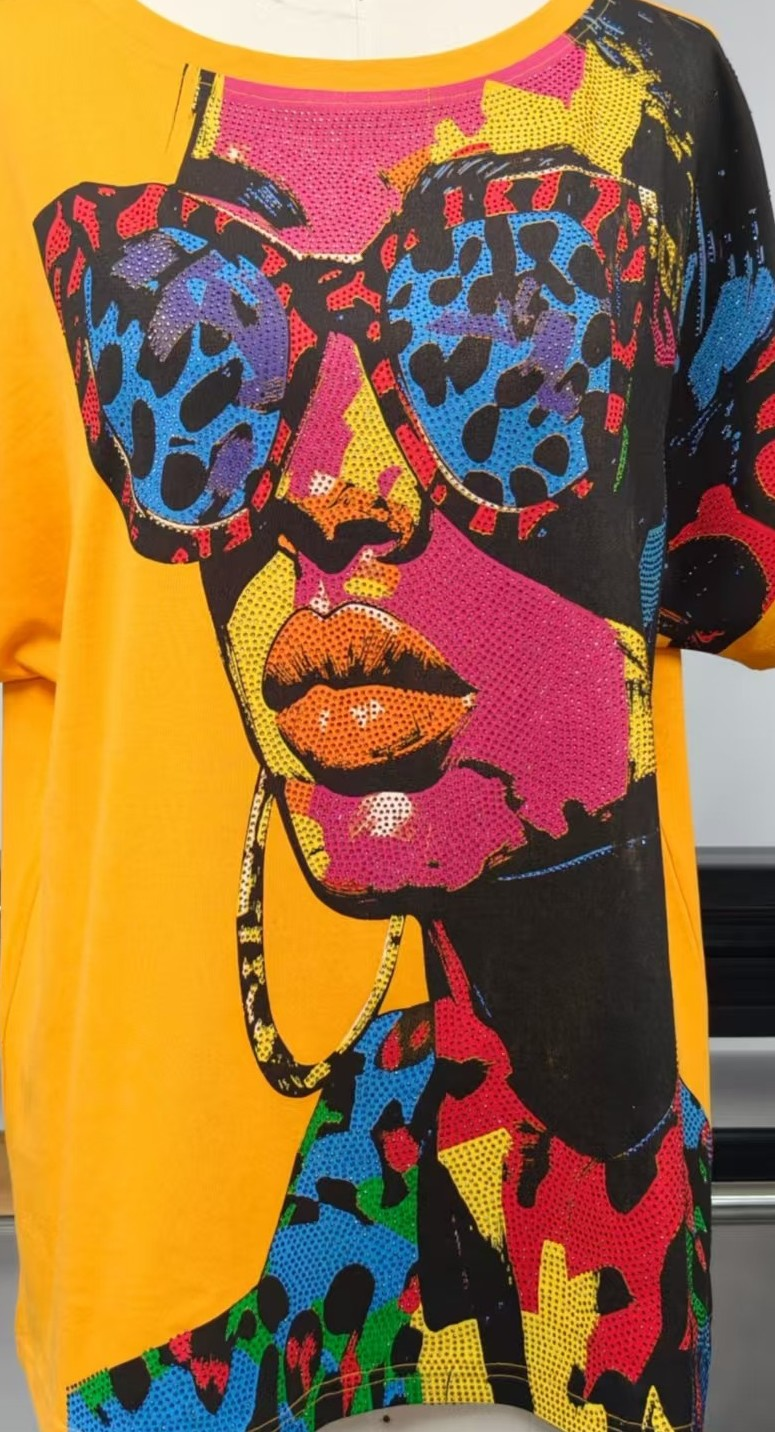 Pop Art Sunglasses Graphic Tee - 83308