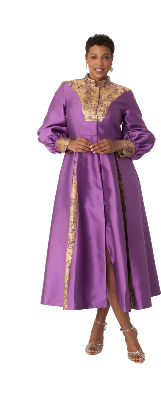 Elegant Women's Clergy Robe with Bishop Sleeves- 4851