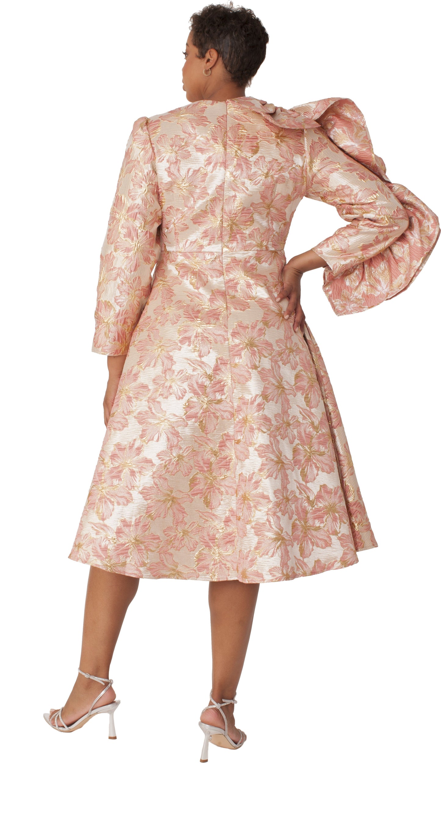 Floral Fit & Flare Dress -9724