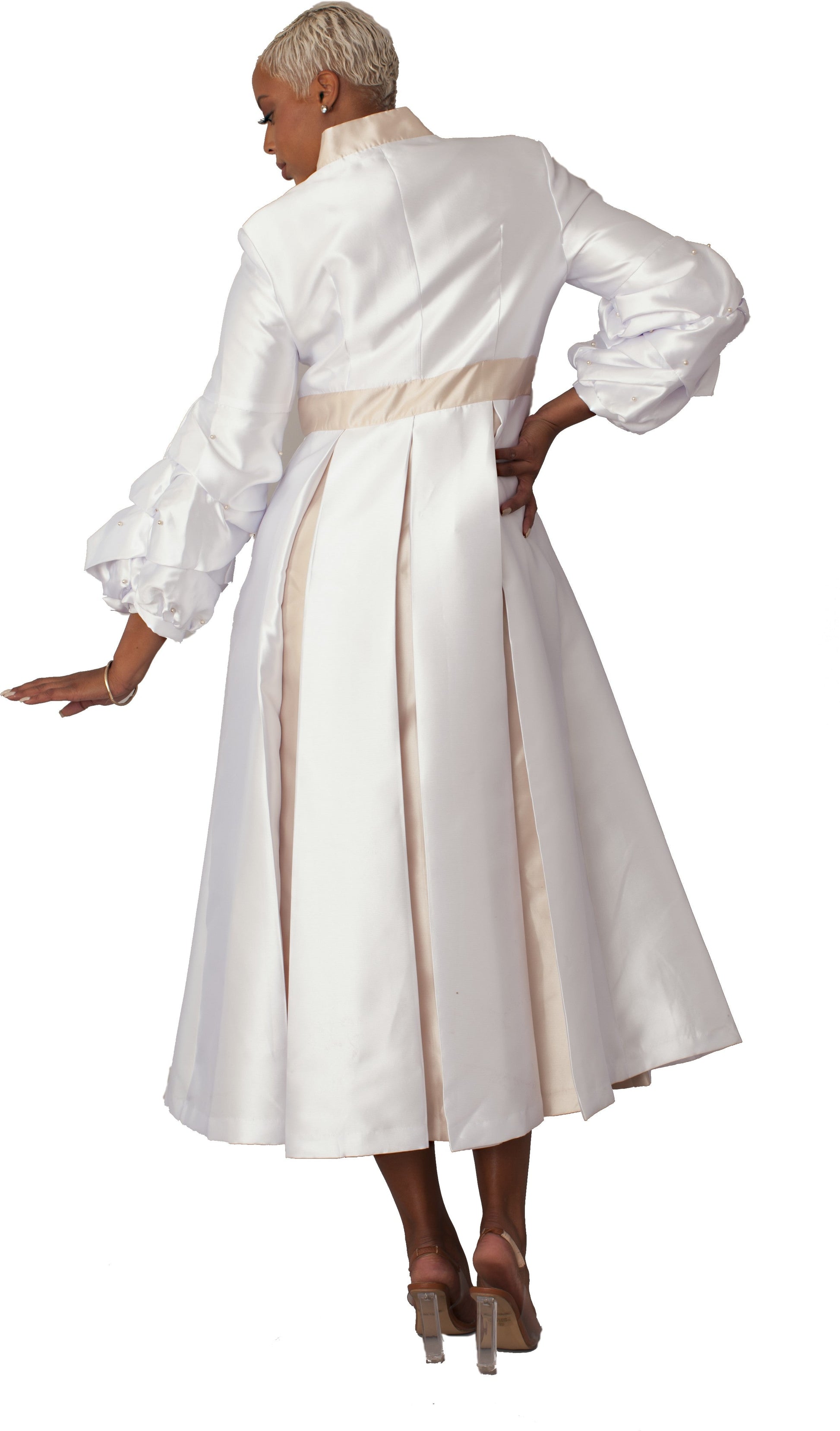 Womens Clergy Collar Cassock Robe