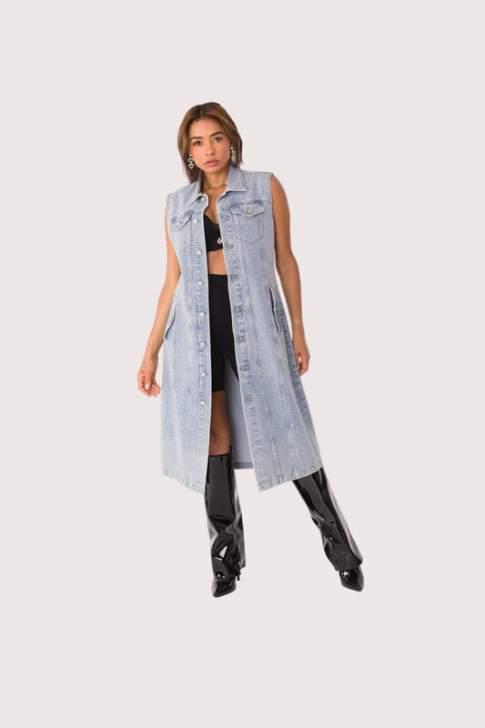 Denim Dress -82310