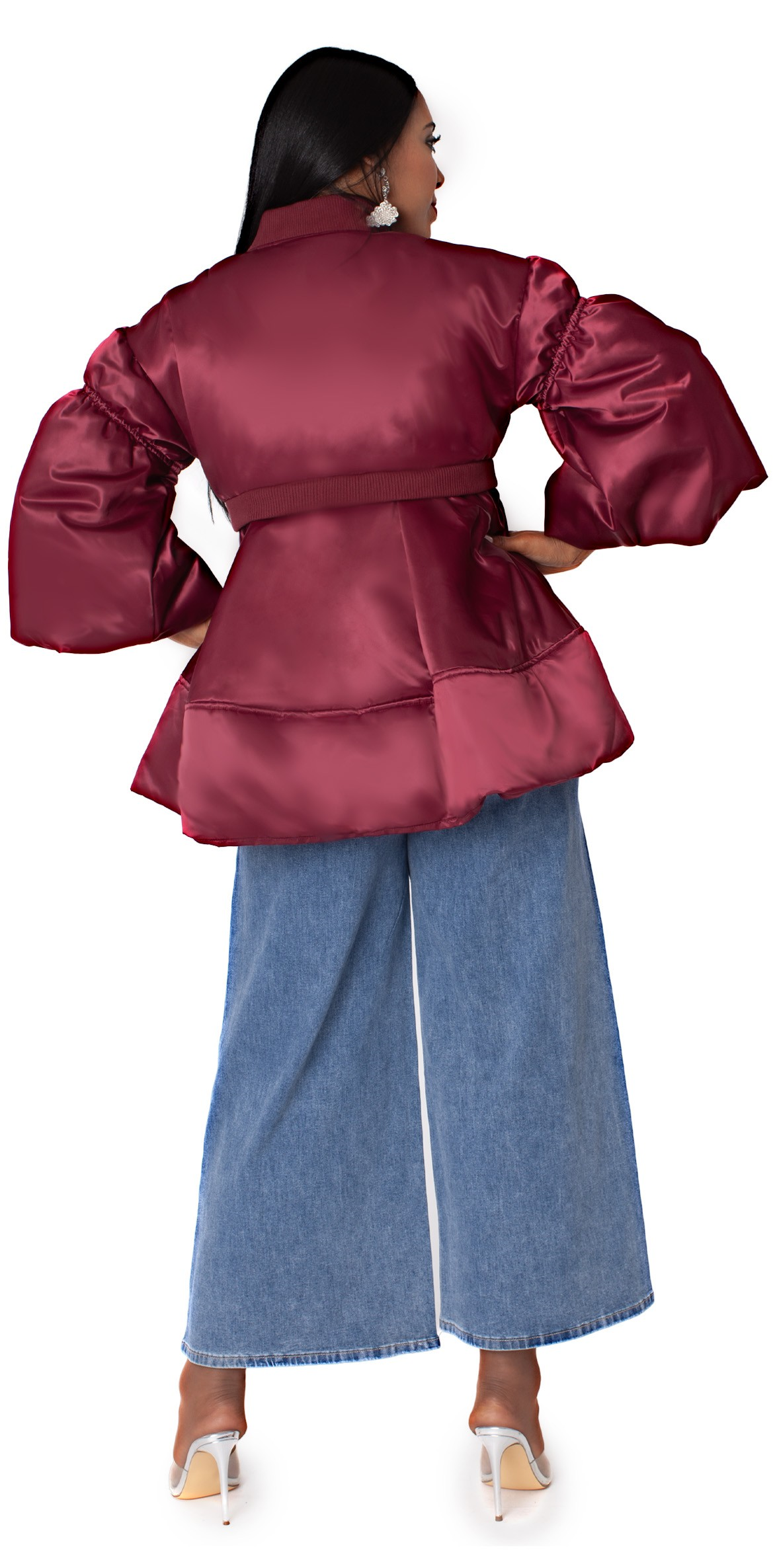 Woven Jacket with Contrasting Lining – Style 82337