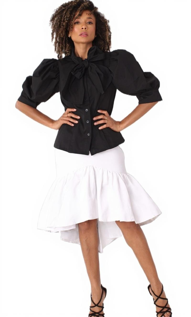 Ruffle Midi Skirt- 81886